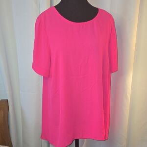 Vince Camuto Vibrant Pink Blouse